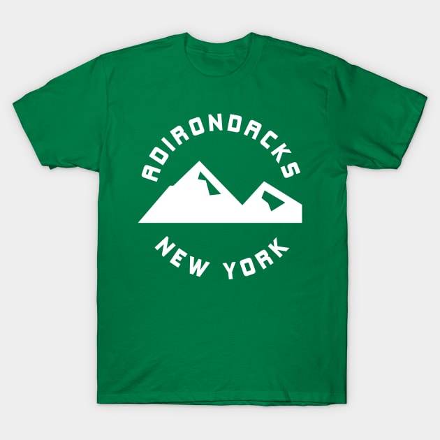 Adirondacks New York T-Shirt by PodDesignShop